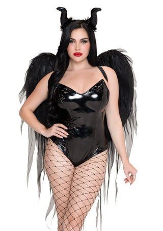 Leg Avenue Damen Dark Enchantress Flügel Und Hörner Set