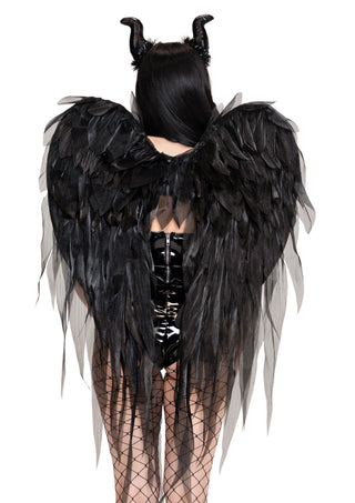 Leg Avenue Damen Dark Enchantress Flügel Und Hörner Set