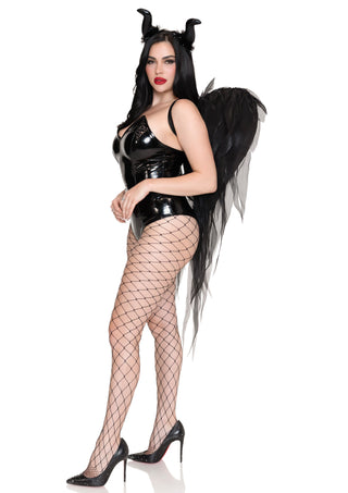 Leg Avenue Damen Dark Enchantress Flügel Und Hörner Set