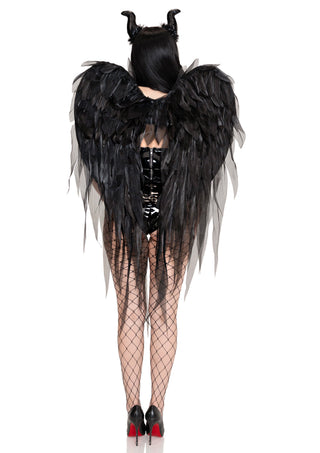 Leg Avenue Damen Dark Enchantress Flügel Und Hörner Set