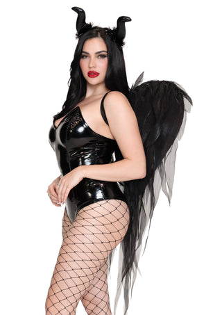 Leg Avenue Damen Dark Enchantress Flügel Und Hörner Set