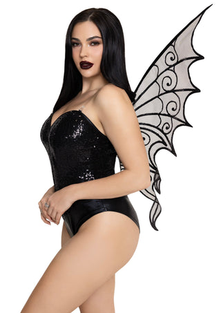 Leg Avenue Damen Glitter Schulterfreie Pixie Flügel