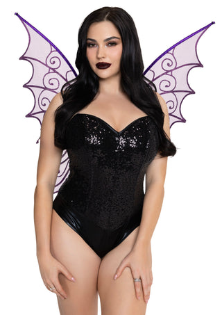 Leg Avenue Damen Glitter Schulterfreie Pixie Flügel