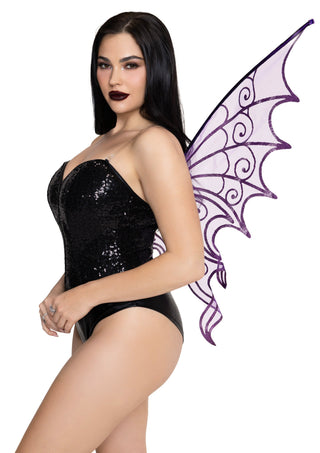 Leg Avenue Damen Glitter Schulterfreie Pixie Flügel