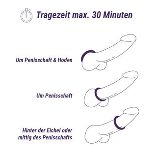 Boners Hexagon Penisring mit Stahlkugeln