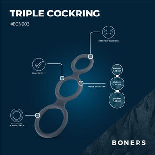 Boners 3-fach Penisring