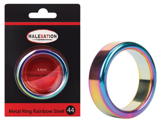 MALESATION Penisring Rainbow Edelstahl 44