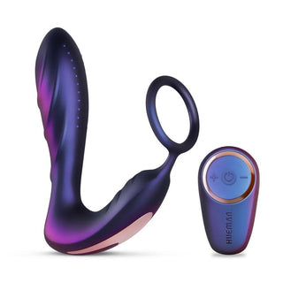 Hueman Black Hole Analvibrator mit Penisring kaufen | Prostata Vibrator
