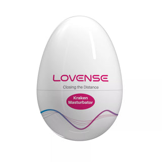 Lovense Kraken Masturbator Flexible Textured Sleeve White TPE