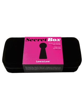 Love to Love Secret Box Aufbewahrungsbox Schwarz
