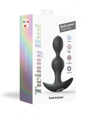 Love To Love Twinny Bud Silicone vibrating Anal Plug