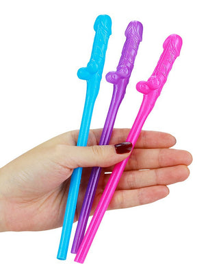 LoveToy Mehrfarbige Willy Strohhalme Mehrfarbig