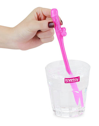 LoveToy Mehrfarbige Willy Strohhalme Mehrfarbig