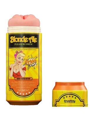 LoveToy Pleasure Brew Blonde Ale Masturbator Gelb