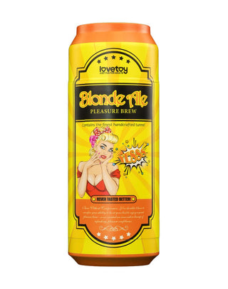 LoveToy Pleasure Brew Blonde Ale Masturbator Gelb