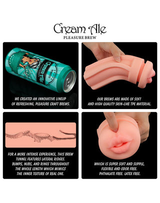 LoveToy Pleasure Brew Cream Ale Masturbator Grün