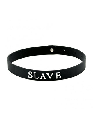 Rimba Latex Play Halsband Slave Schwarz