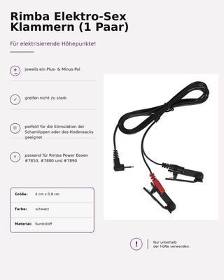 Rimba Electro Sex Clamps (1 Pair)