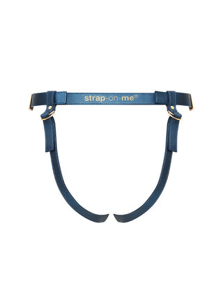 Strap-On-Me Harnais Simili Generous Blau