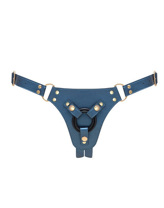Strap-On-Me Harnais Simili Generous Blau