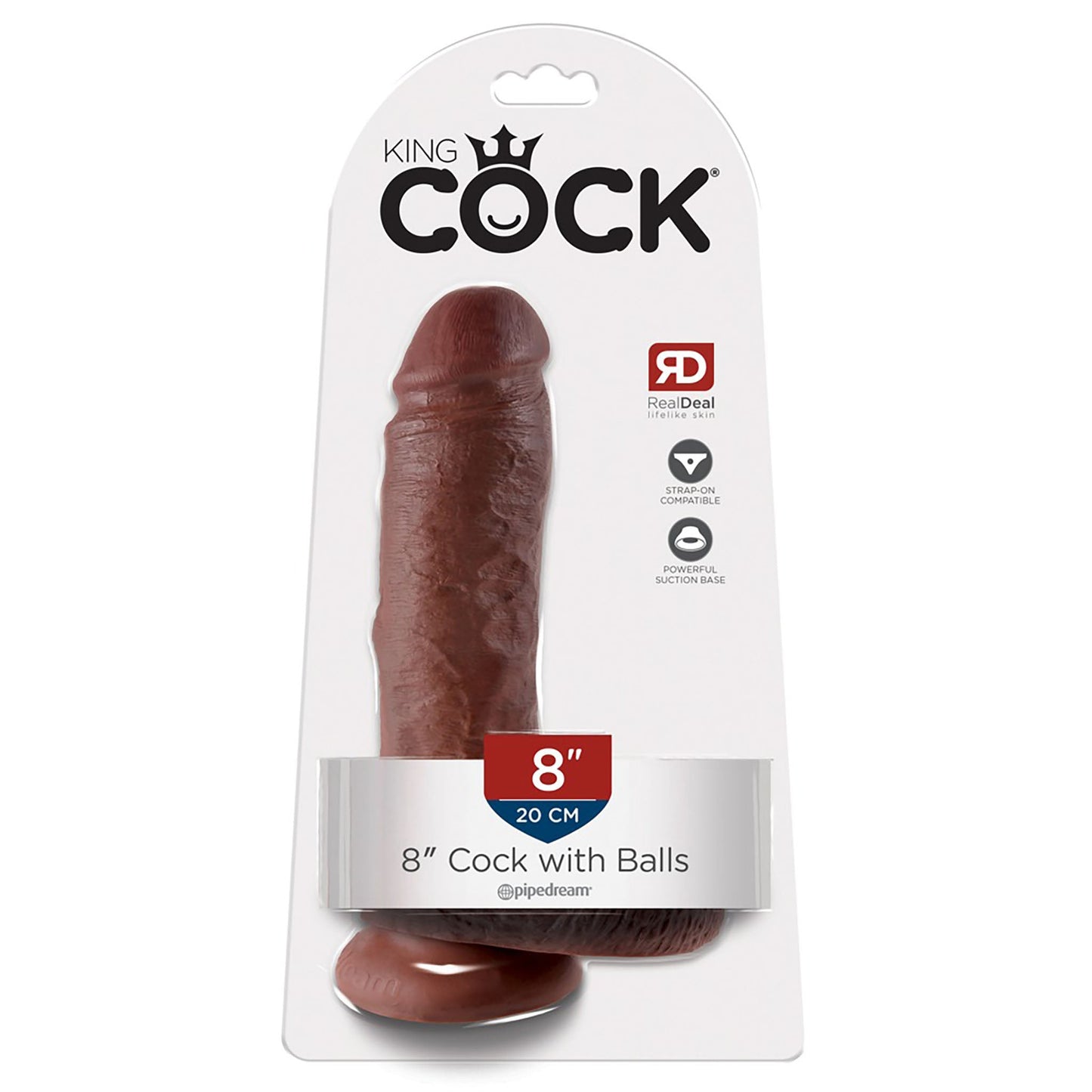 cock neben dose als größenvergleich, eier nach links, steht grade und dick