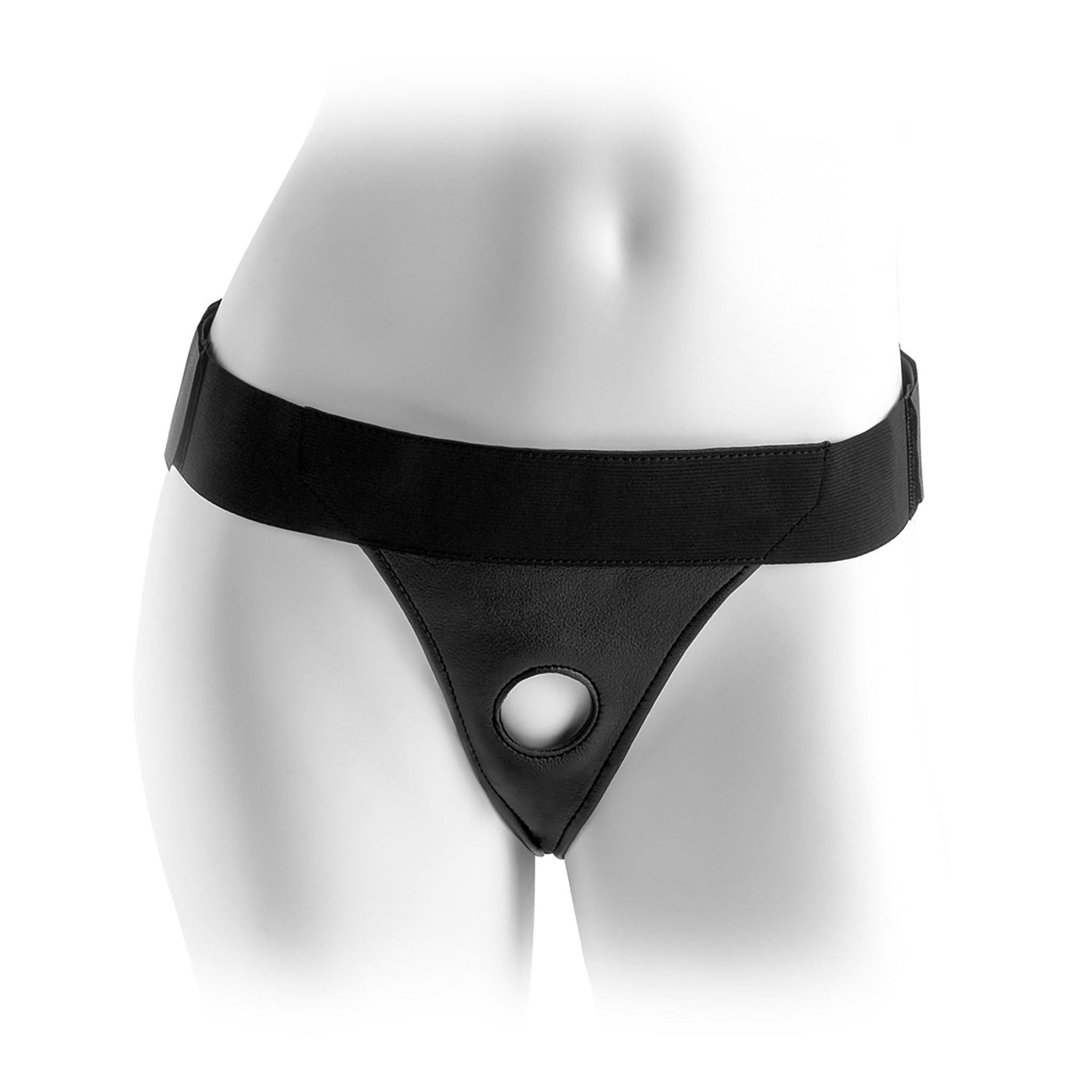 crotchless harness strap on von vorne