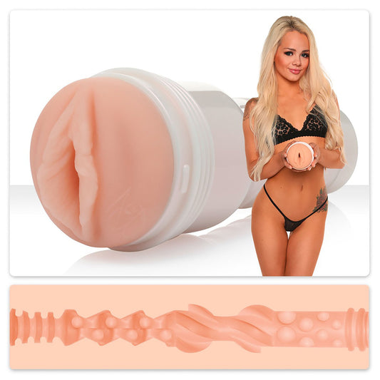 Elsa Jean Tasty Masturbator Intimabdruck, fleshlight, elsa und die innenansicht auf einem Bild