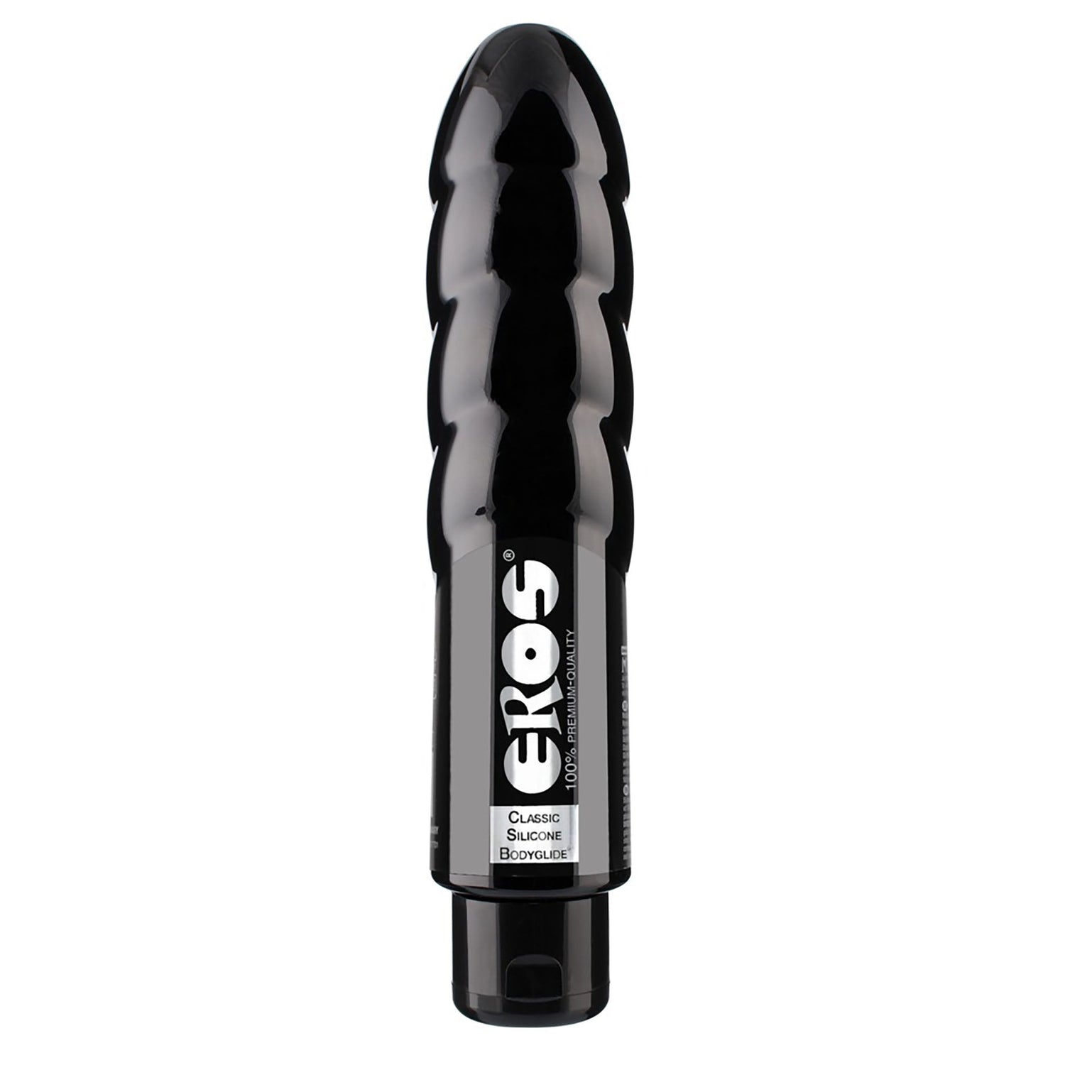 Eros Classic Silicone Bodyglide Gleitgel auf Silikonbasis in schwarzer Flasche
