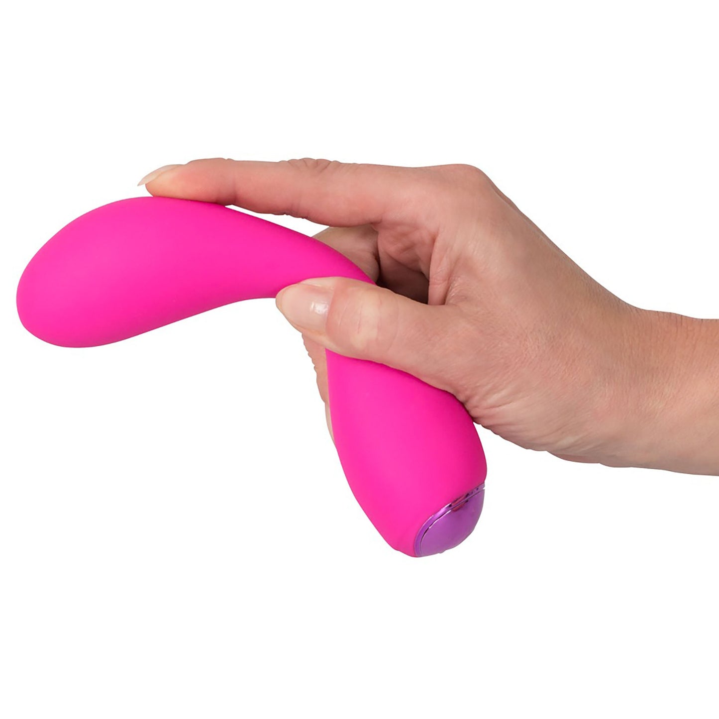 G-Spot Vibrator in pink von Sweet Smile, nach links zeigend