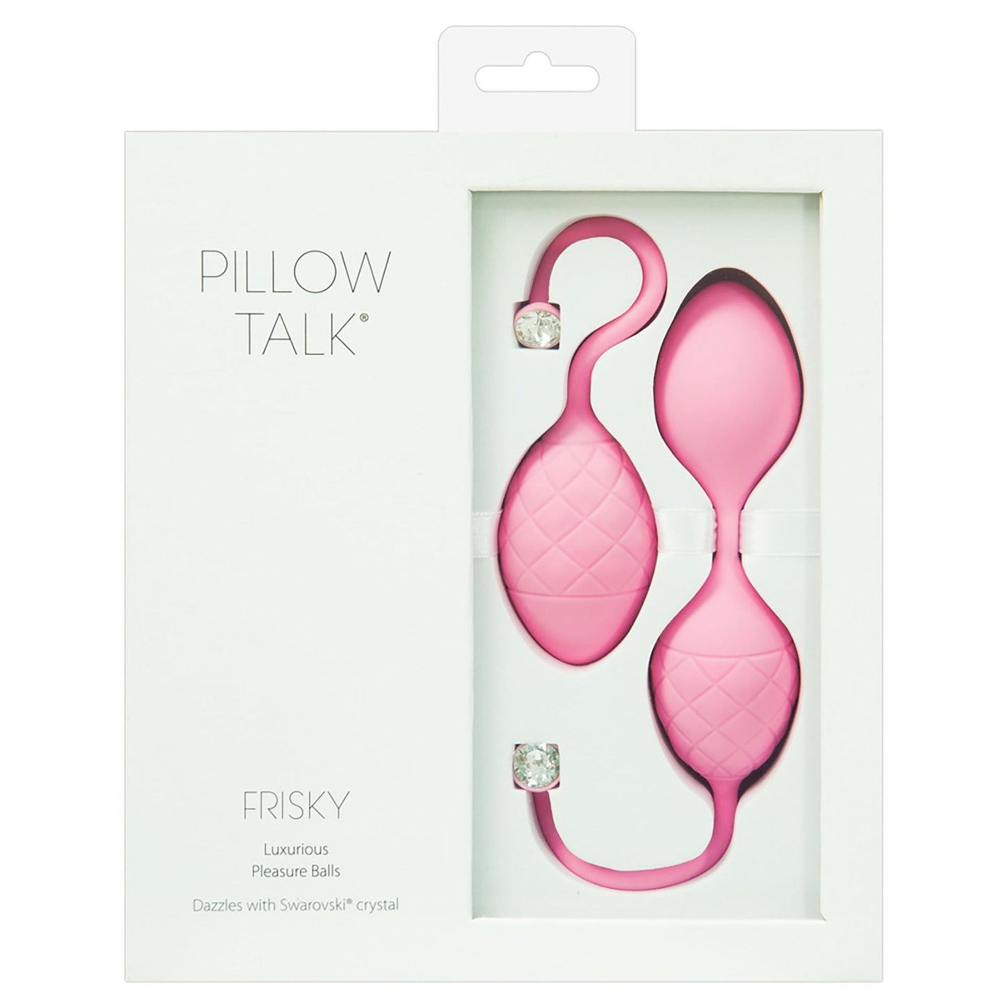 Pillow Talk Frisky Liebeskugeln Rosa in Verpackung
