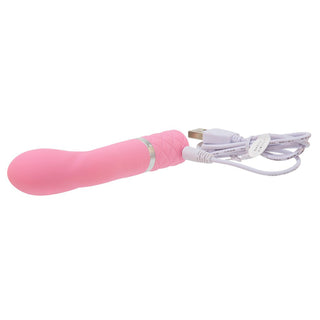 Racy Luxurius Mini Massager von Pillow Talk, ein G-Punkt Vibrator in rosa mit Ladekabel
