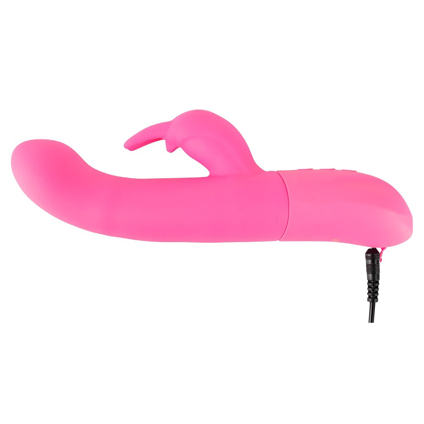 Rechargeable G-Sport Rabbitvibrator in rosa von Sweet Smile an Ladekabel