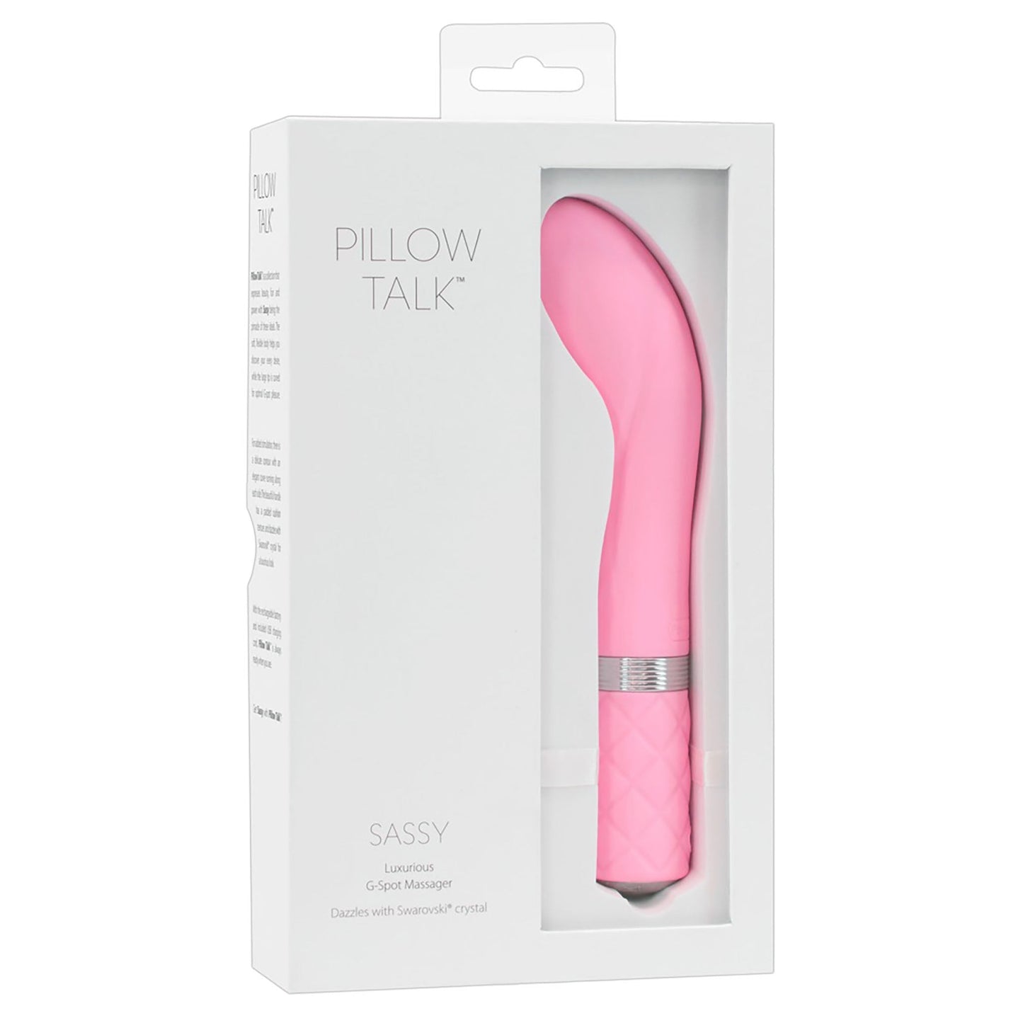 Sassy Luxurious G-Spot Massager, G-Punkt Vibrator von Pillow Talk in Verpackung
