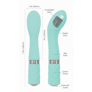 Sassy Luxurious G-Spot Massager, G-Punkt Vibrator von Pillow Talk mit Ladekabel