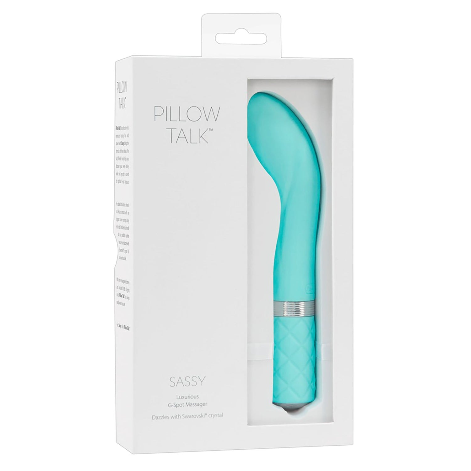 Sassy Luxurious G-Spot Massager, G-Punkt Vibrator von Pillow Talk in Verpackung