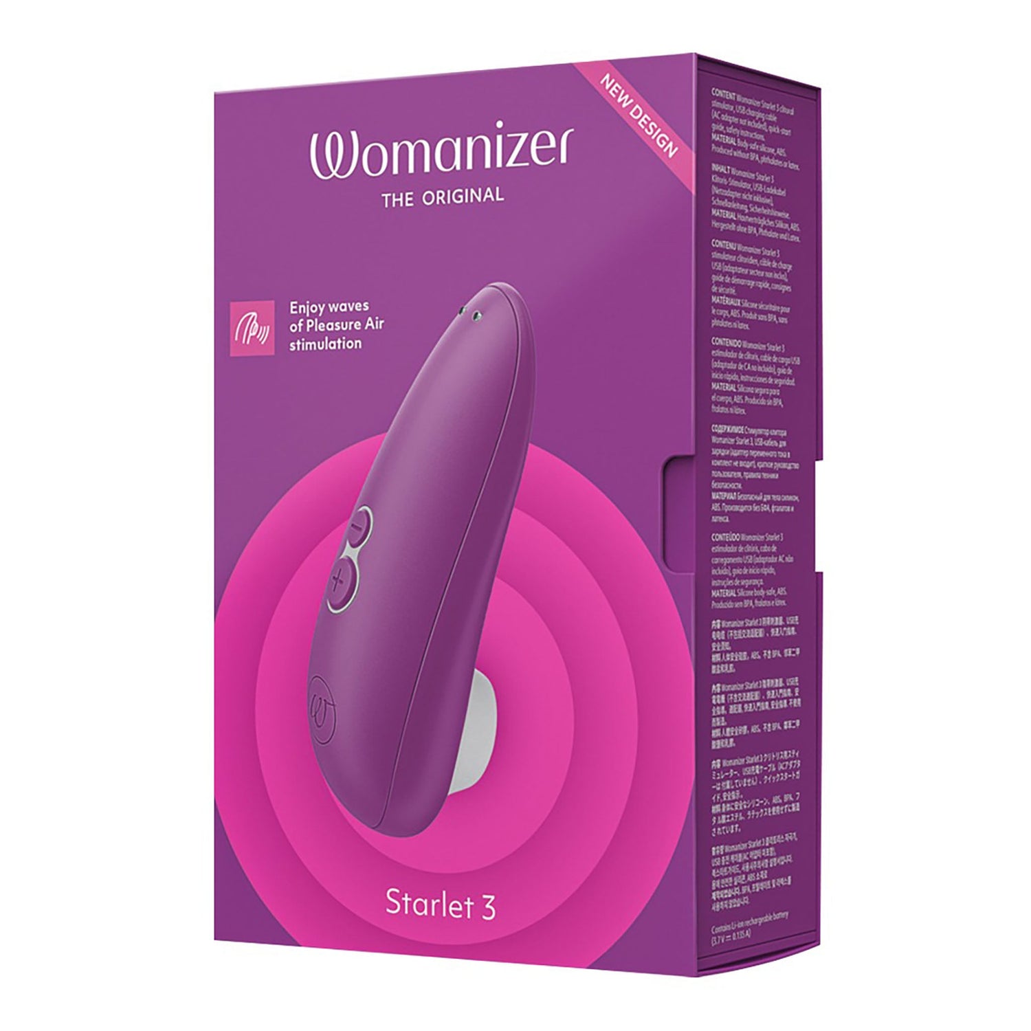 Starlet von Womanizer, Minivibrator mit Druckluft-Technology in lila 