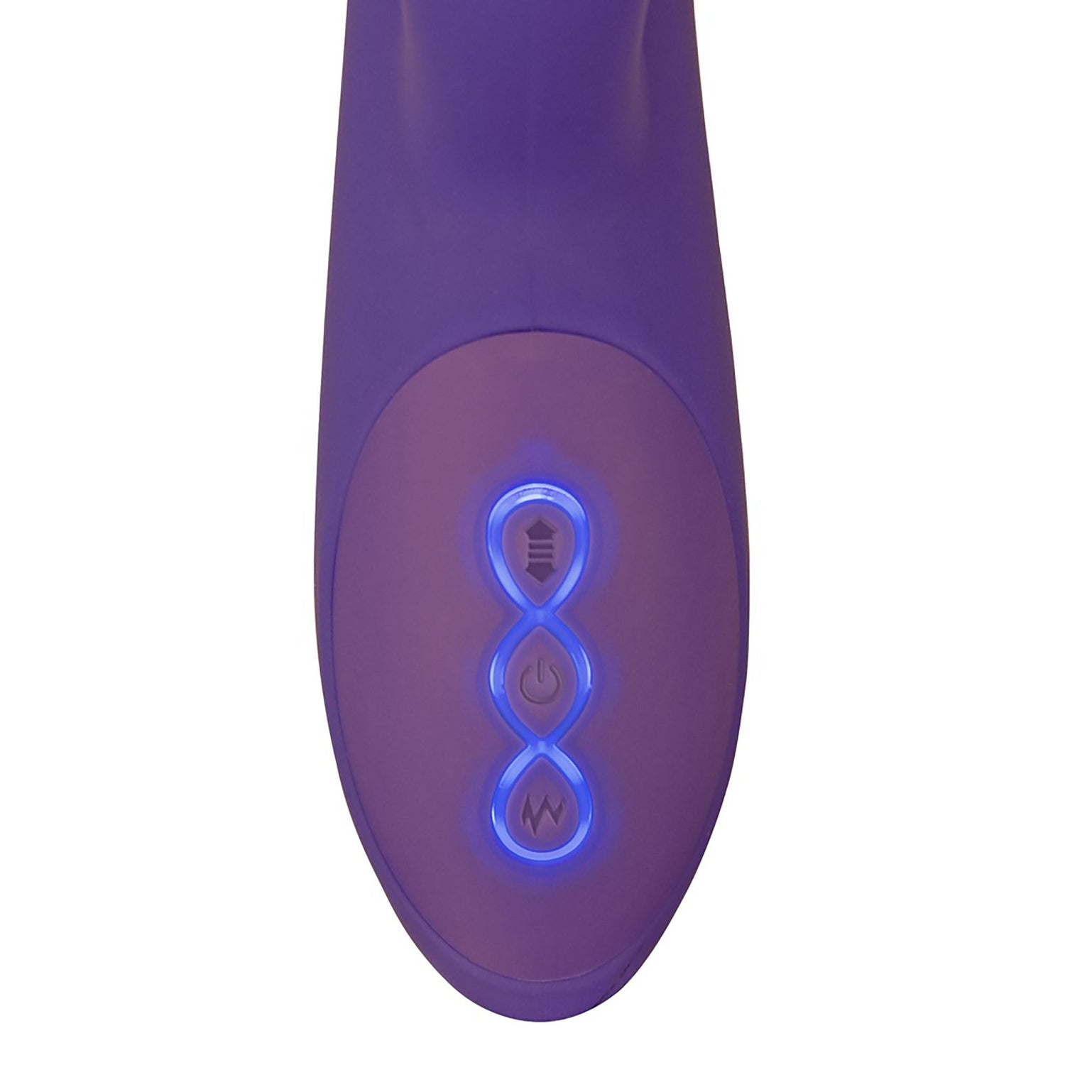 Stoßender und rotierender Rabbit-Vibrator in lila von Sweet Smile mit Klitorisstimulator