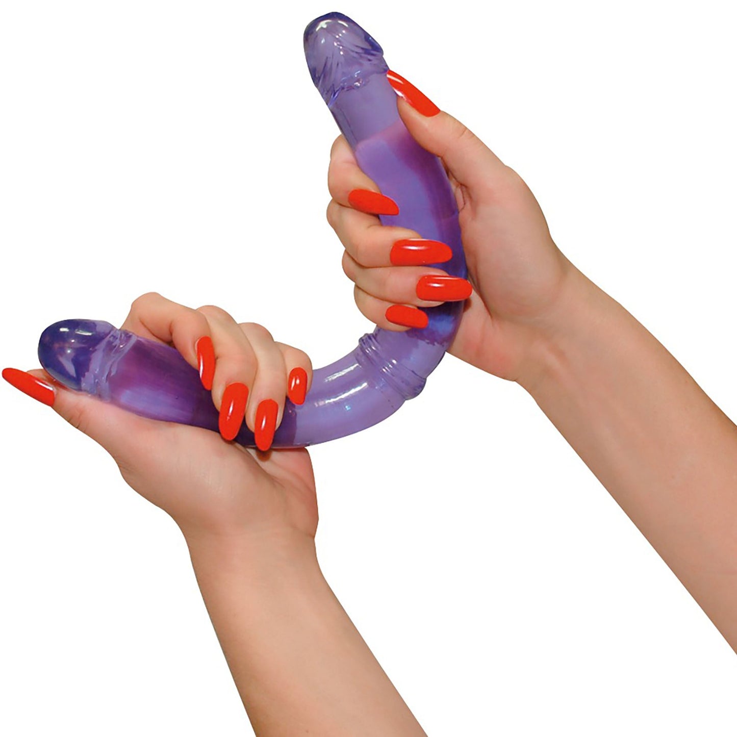 Twinzer Double Dong, lila Doppel-Dildo