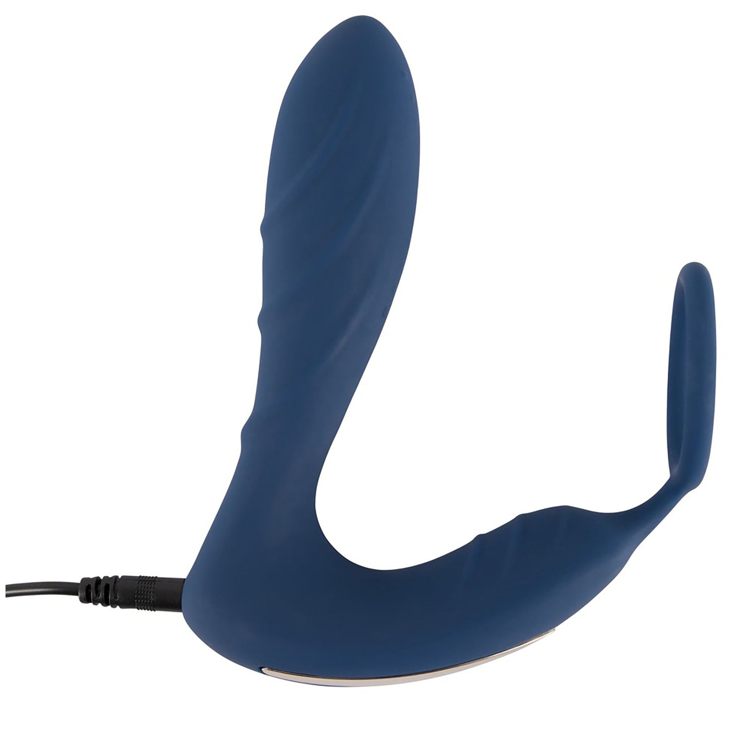 Vibrierender Prostata Plug mit Penisring am Ladekabel